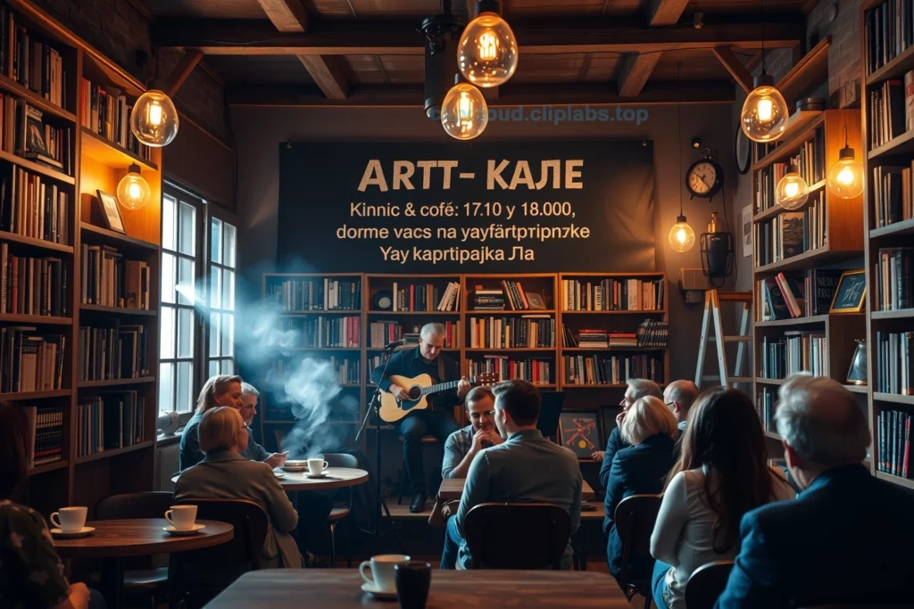Арт-кафе Книги и кофе: 17.10 в 18:00 ждём вас на квартирнике Агаты Вавиловой