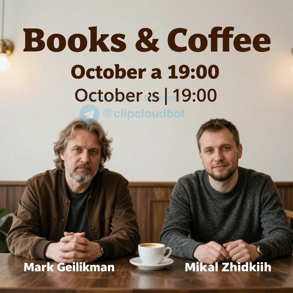 Арт-кафе Книги и кофе: 16 октября в 19:00 ждём вас на легендарном музыкальном кАфейнике от поэта и исполнителя Марка Гейликмана и участника групп Пикник и Billy's Band Михаила Жидких!